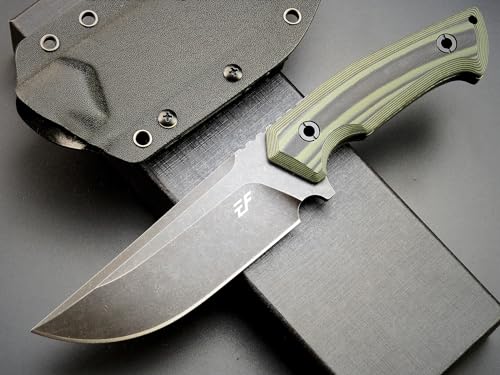 Eafengrow EF134 Fixed Blade Knife for Working and Camping DC53 Steel G10 Handle Full Tang EDC Fixed Knives