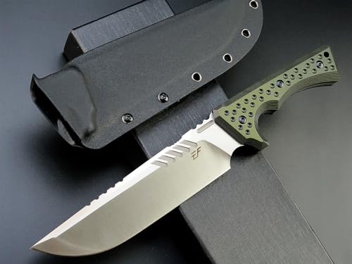 Eafengrow EF146 Sleipner Steel Fixed Blade Knife with G10 Handle for Working and Camping
| Eafengrow EF146 Full Tang Sl