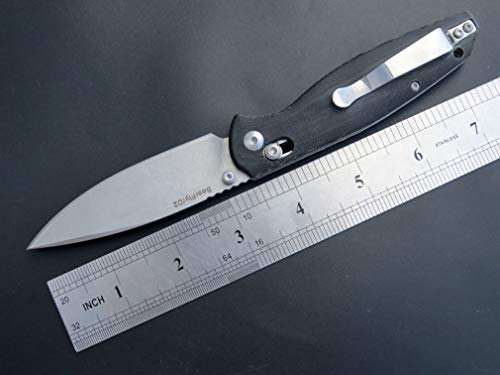 Eafengrow EF966 Black Folding Knife For Men EDC Tactical Thumb KnobsPocket ClipAxis Lock Multifunctional Survival Knife