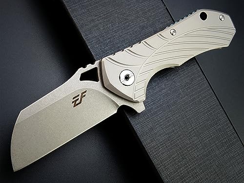Eafengrow EF901 Folding Knife for Camping and Working
| EDC Outdoor Tool Knife with Titanium Handle
| Eafengrow EF901 D