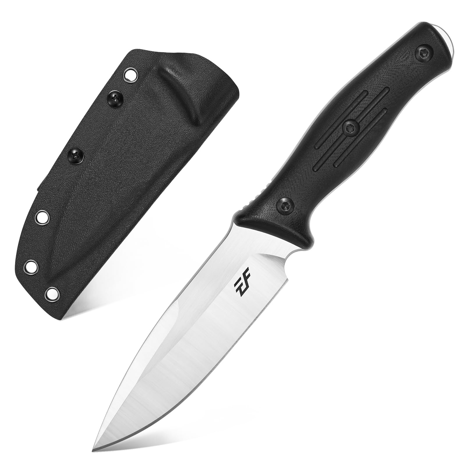 Eafengrow EF140 Fixed Blade Knife for Working Camping Survival AUS-10 Steel G10 Handle Full Tang EDC Tool